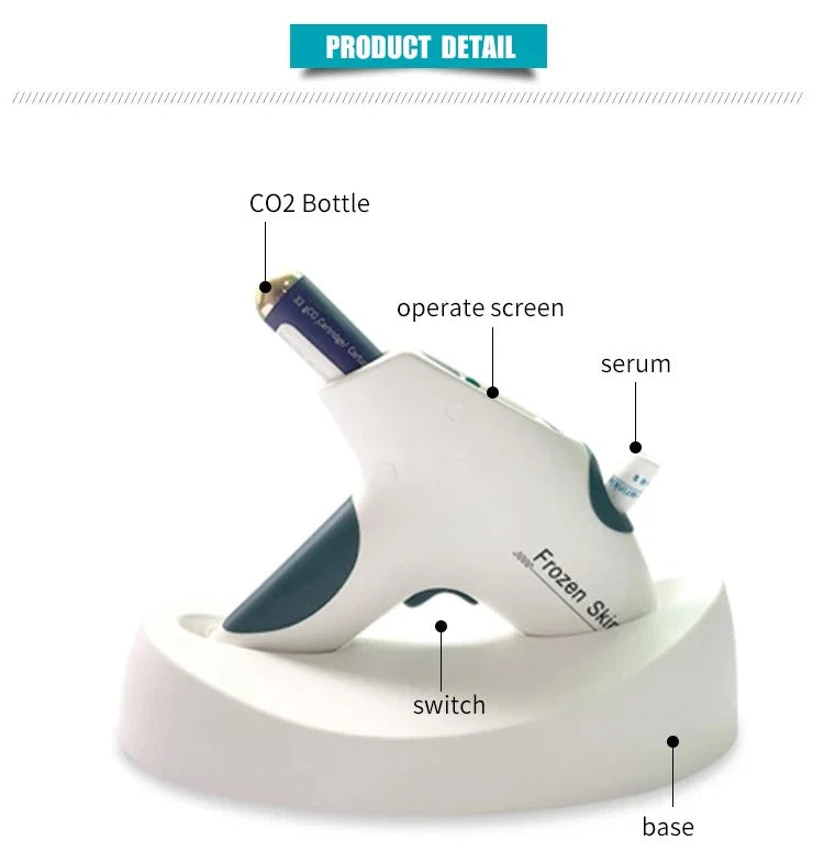 Meso Gun Cryo Cool Co2 Lifting Anti Aging Serum Frozen skin Gun Injector cool lift mesotherapy gun mesogun skin care Machine