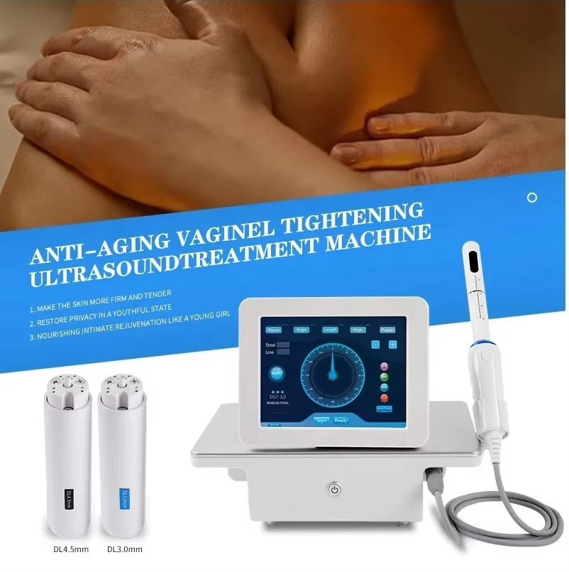 New Women HIFU Vaginal Tightening Machine With 4.5mm, 3.0mm Cartridges For Female Vagina lifting Rejuvenation