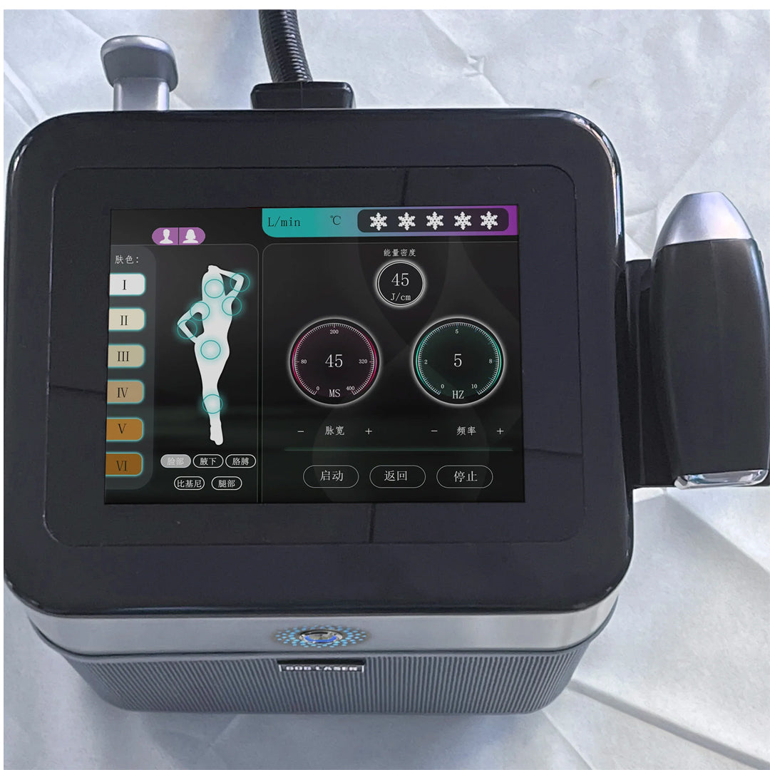 Emerald Light Diode Laser Non-invasive Freezing Point Hair Removal 755 808 1064 Three-wavelength Laser Hair Removal Instrument