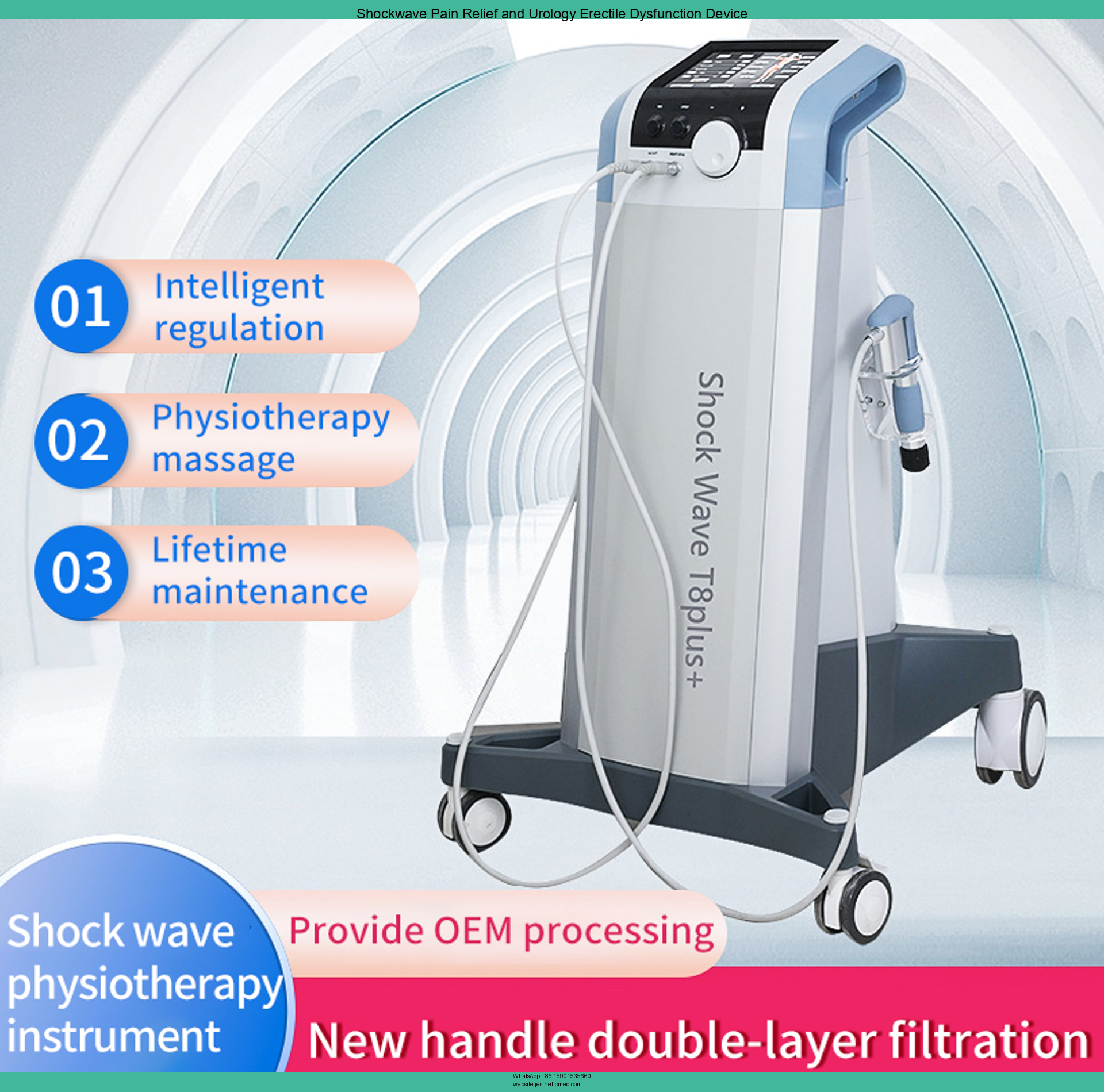 Urology Erectile Dysfunction Shock Wave Therapy EDSWT BS-SWT6000 ShockWave Therapy Equiment for ED image 3