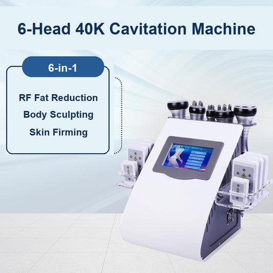 6-in-1 40K Cavitation RF Weight Loss & Body Contouring Machine