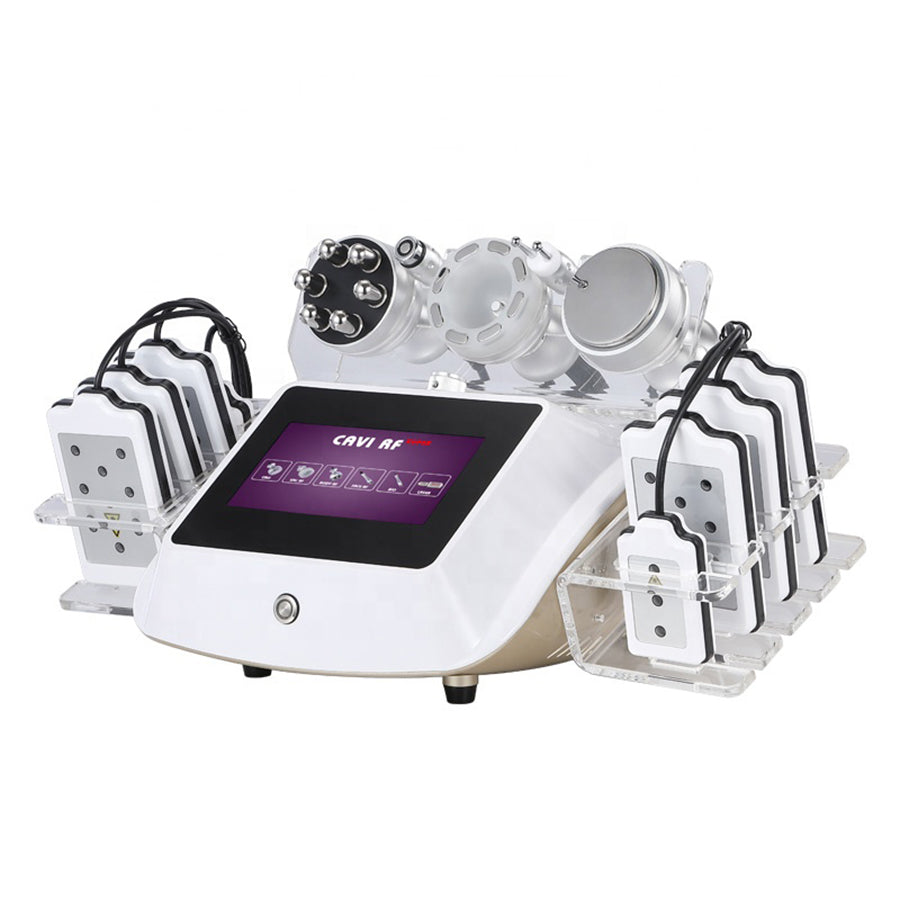 S Shape Lipo Laser Cavitation Cellulite Reduction Ultrasonic 30K Cavitation RF machine