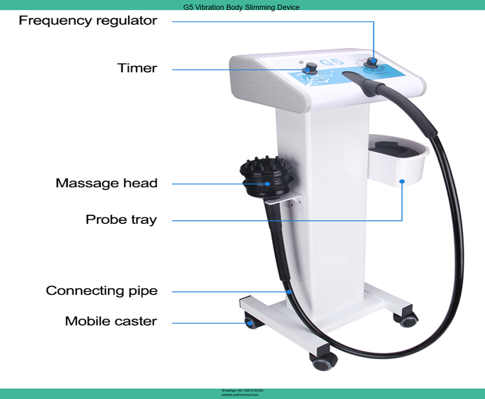 G5 G8 Body Massage Vibrating Body Massager Device image 5