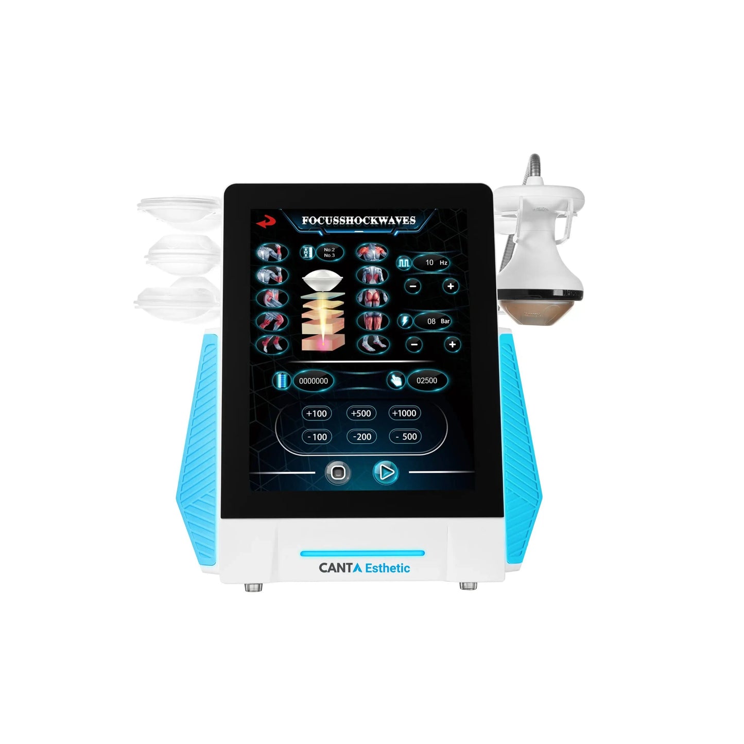ESWT Focused Shockwave for Pain Relief Physiotherapy Focus Shockwave Machine image 4