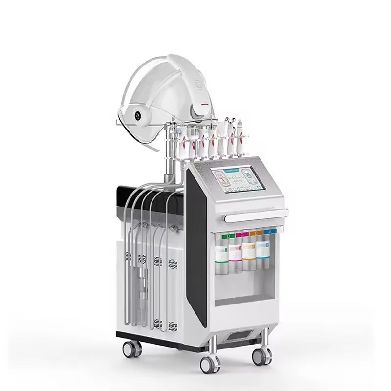 10 in 1 Facial Deep Cleaning Tightening Aqua Peeling Blackhead Removal with Oxygen Mask Skin Care Deep Cleaning Spa Machine image 2