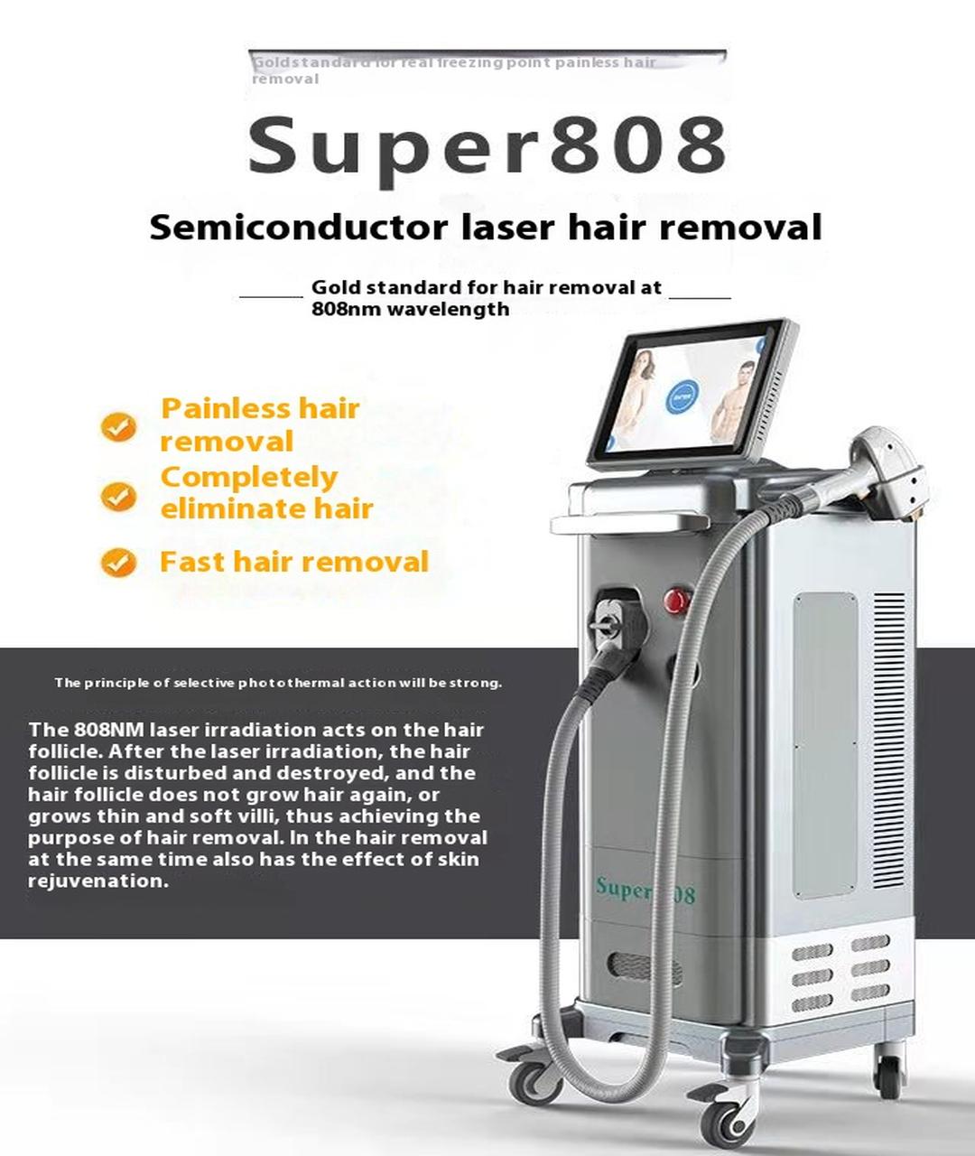Super 808 Hair Removal Permanent Hair Removal Laser Eplilator image 4