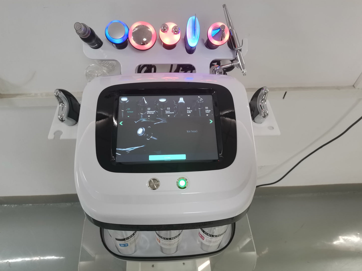 11 In 1 Hydro Facial Skin Aqua Peel Cleansing/Glow With The Skin Analyzer Device