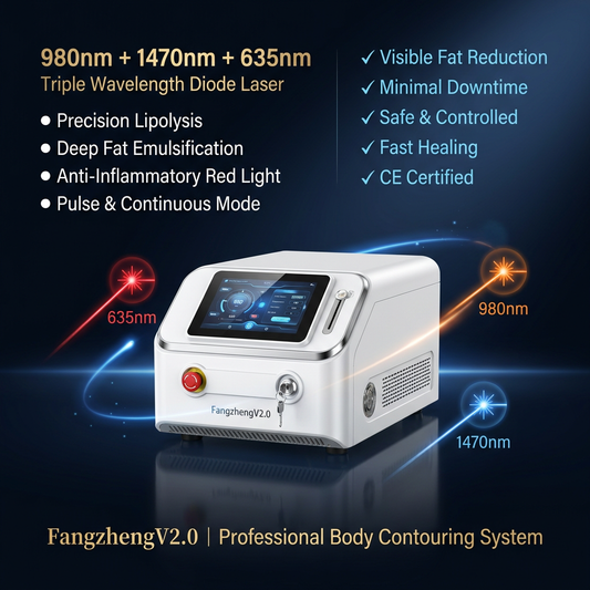 2026 New 980nm + 1470nm + 635nm Diode Laser Lipolysis Machine
