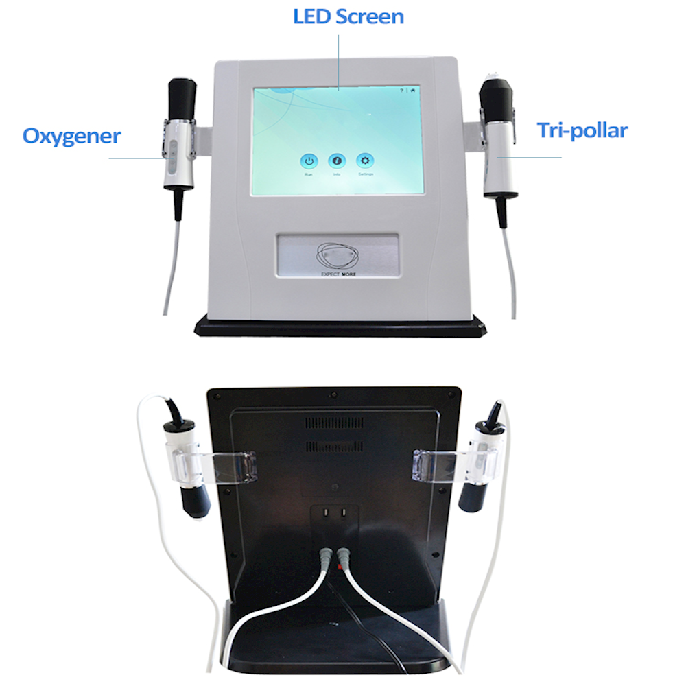 3 in 1 Super Ultrasound Exfoliation Infusion Oxygen Beauty Machine Co2 bubble for Skin rejuvenation lightening Facial lifting