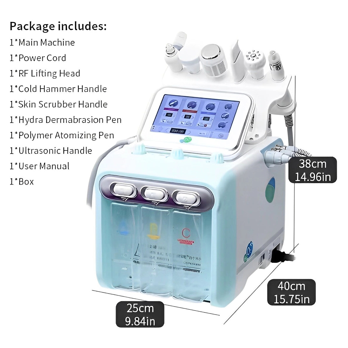 4th Gen Hydro Dermabrasion Facial Machine 6 in 1
