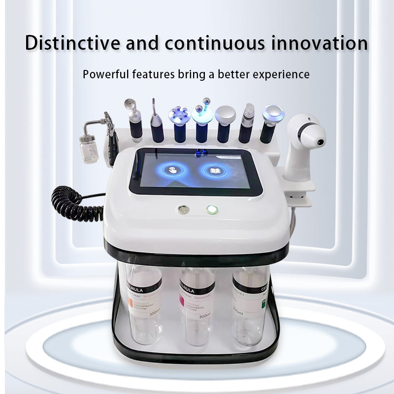 11 In 1 Hydro Facial Skin Aqua Peel Cleansing/Glow With The Skin Analyzer Device