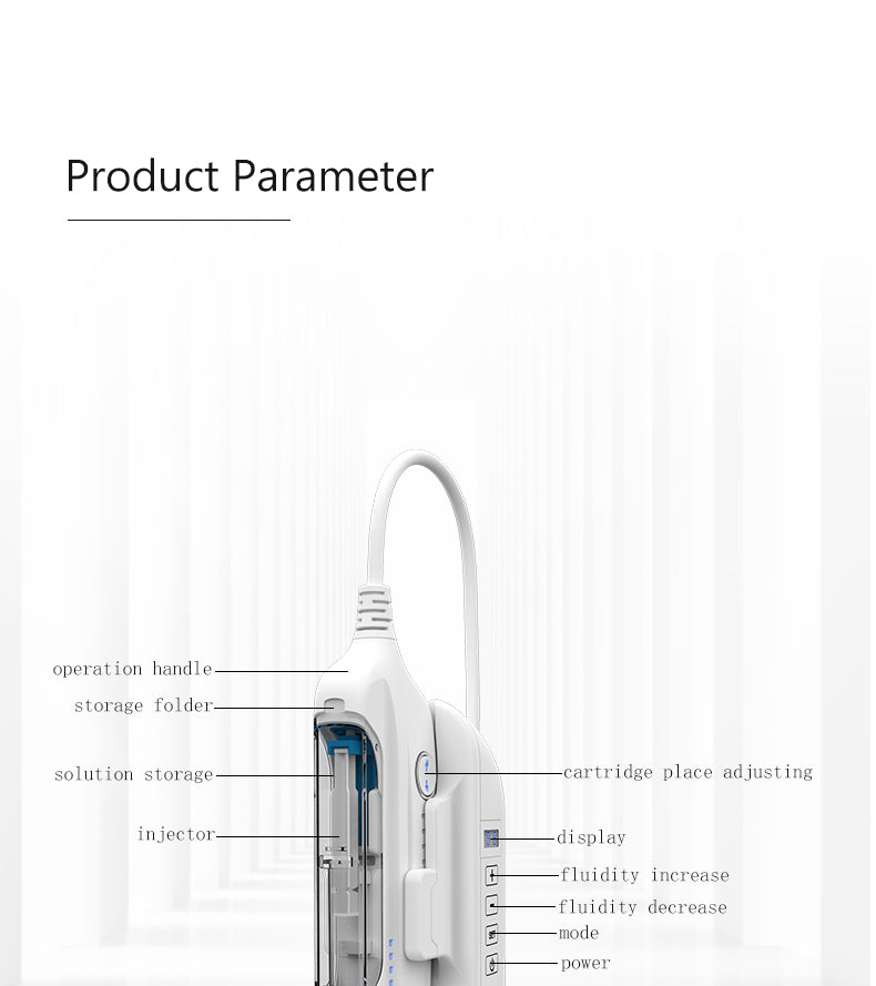 Facial Care Nutrition Face Lightening Rejuvenation Hy-Dra-Skinboosters Meso Gun image 5