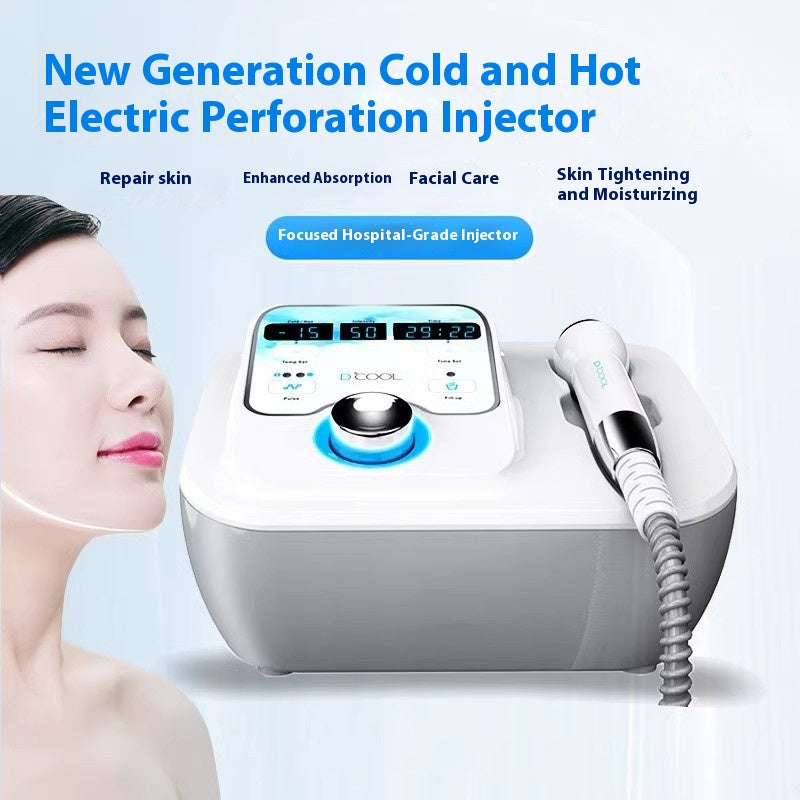 Korean Electroporation Dcool Infusion Instrument Beauty Salon Ice Hammer Cold Compress Instrument Ice Guide Ion Electroporation Radio Frequency Beauty Instrument