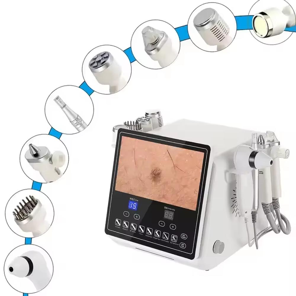 8 in 1 Facial Dermabrasion Diamond Microdermabrasion Machine for Face Lift Deep Cleansing image 3