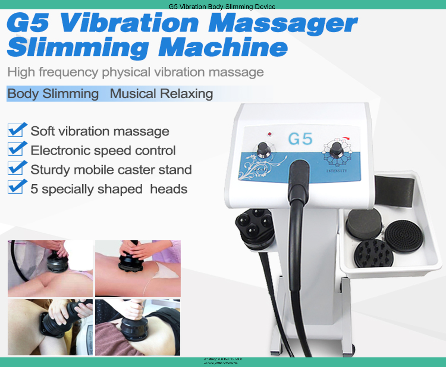 G5 G8 Body Massage Vibrating Body Massager Device