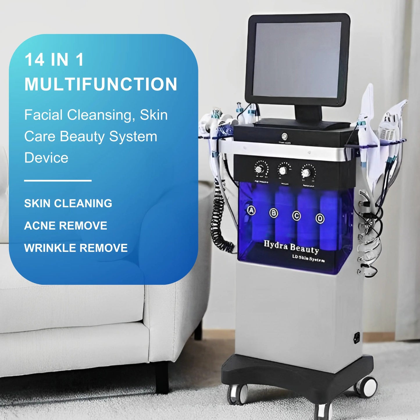 14 in 1 Hydra Dermabrasion Facial Machine Professional