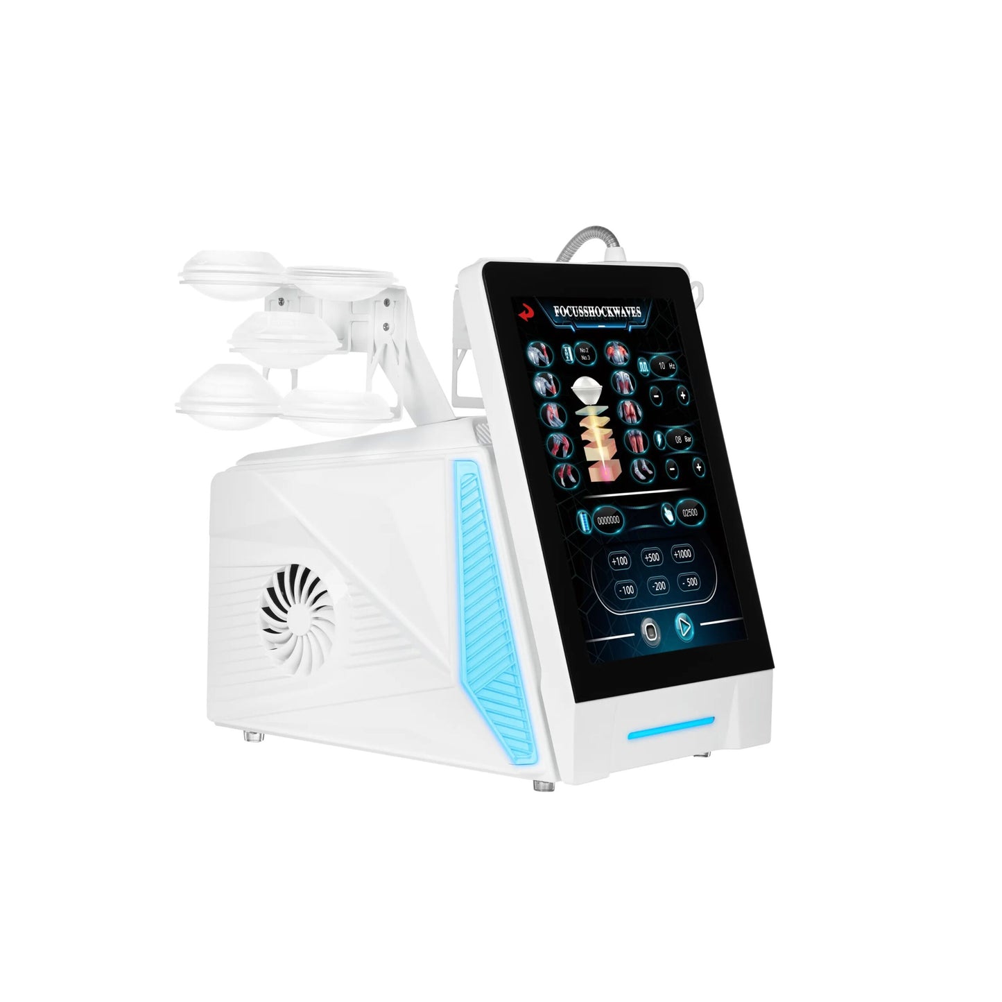 ESWT Focused Shockwave for Pain Relief Physiotherapy Focus Shockwave Machine