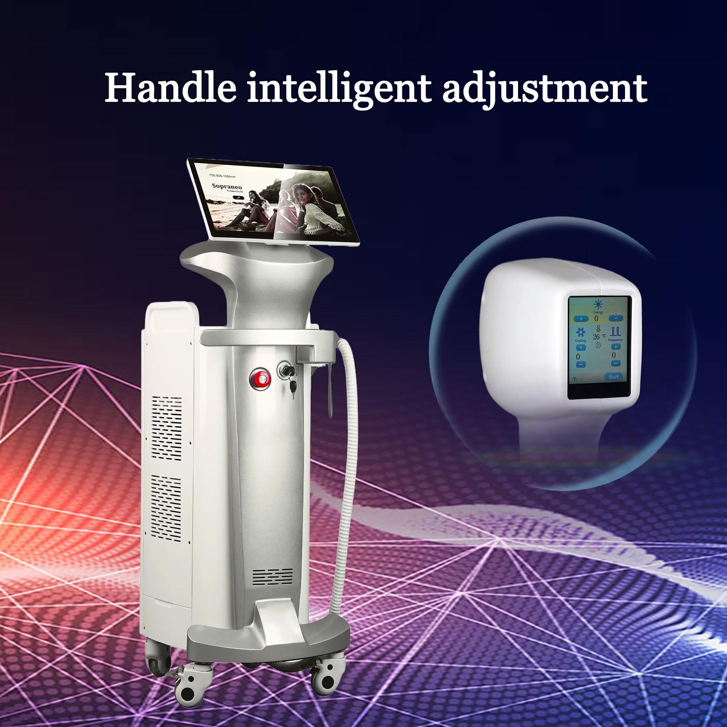 S8 Diode Laser Permanent Hair Reduction Lader 3 in 1 Waves image 1