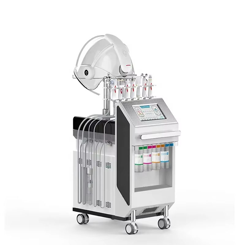 10 in 1 Facial Deep Cleaning Tightening Aqua Peeling Blackhead Removal with Oxygen Mask Skin Care Deep Cleaning Spa Machine image 1