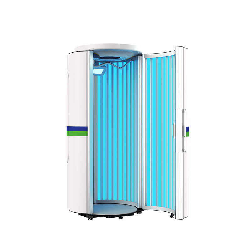 Professional Red Light UVB Tanning Salon Sunbed F11 Standup Tanning Bed Solarium Machine image 1