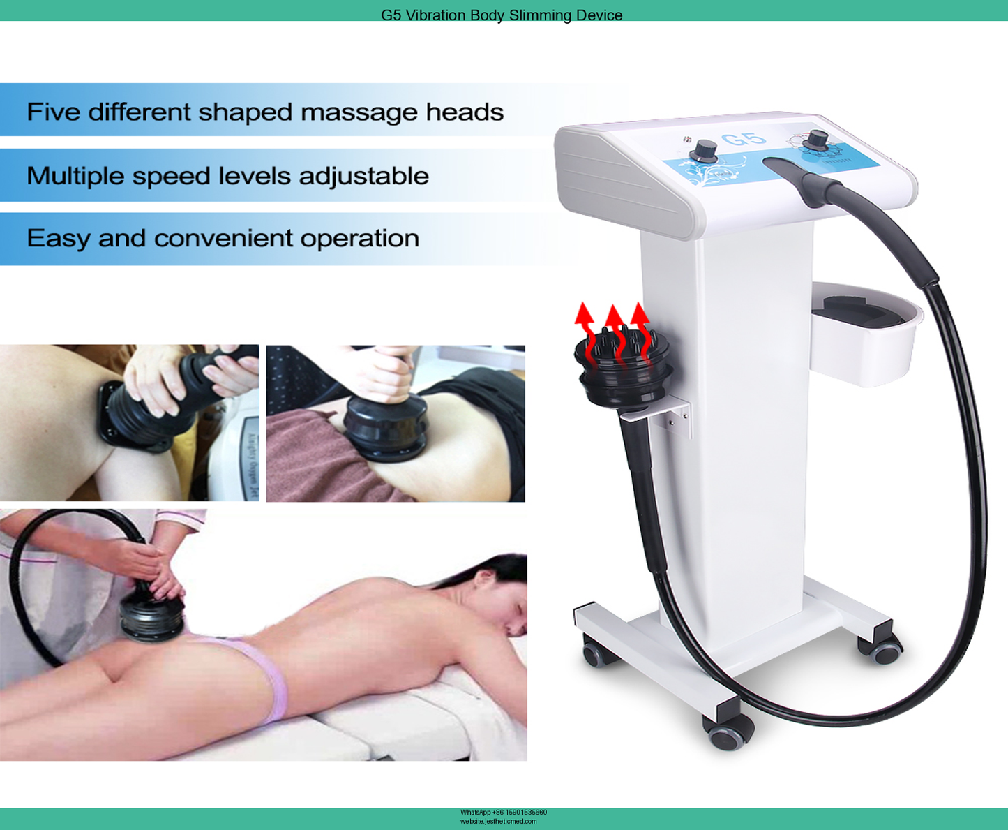 G5 G8 Body Massage Vibrating Body Massager Device image 3