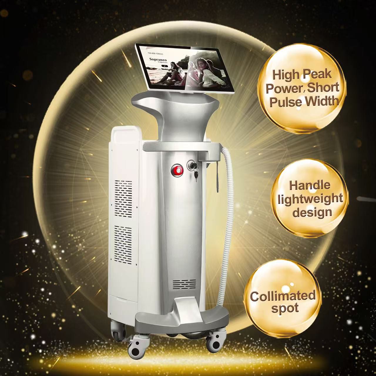 S8 Diode Laser Permanent Hair Reduction Lader 3 in 1 Waves image 2