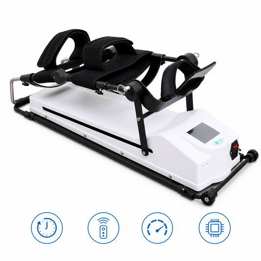 Medical knee joint CPM (Continuous Passive Motion) rehabilitation equipment helps improve recovery and mobility, offering exercises designed to strengthen knee flexion.