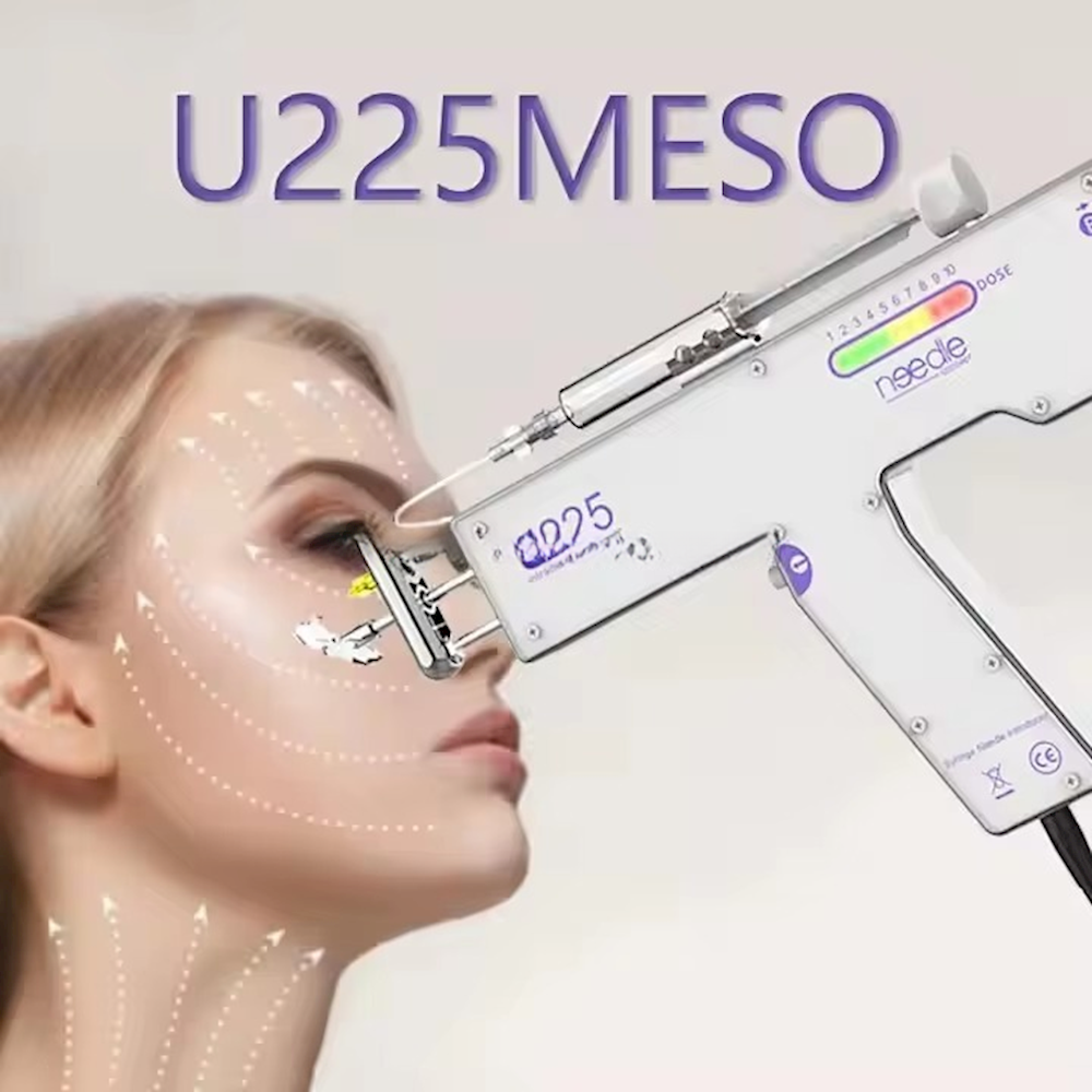Mesotherapy Gun Needle Injection Gun Prp Mesotherapy Injection Gun Needleless Anti-aging Nano Crystal U225meso