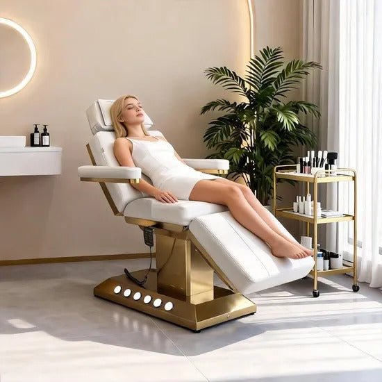 Premium Comfortable Adjustable Electric Medical Beauty Eyelash Bed